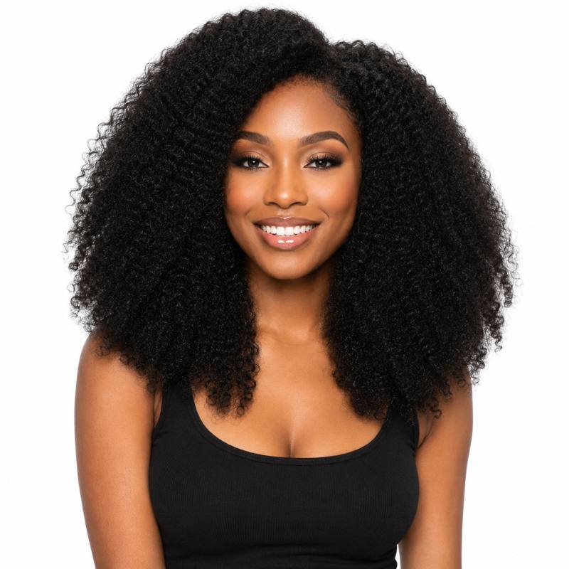 Velvet Afro Kinky Human Hair Bundles