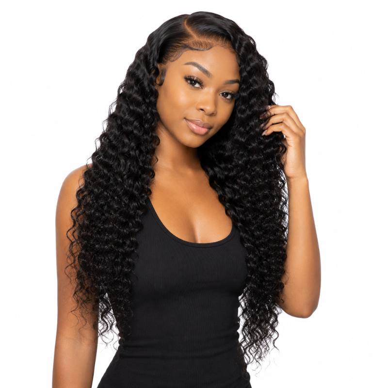 Deep Wave Virgin Human Hair Bundle Deal