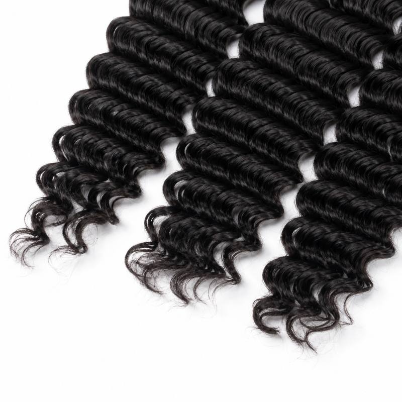 Deep Wave Virgin Human Hair Bundle Deal