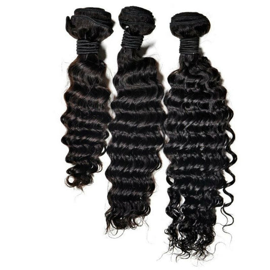 Deep Wave Virgin Human Hair Bundle Deal