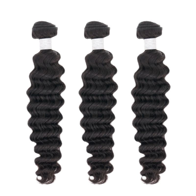 Deep Wave Virgin Human Hair Bundle Deal