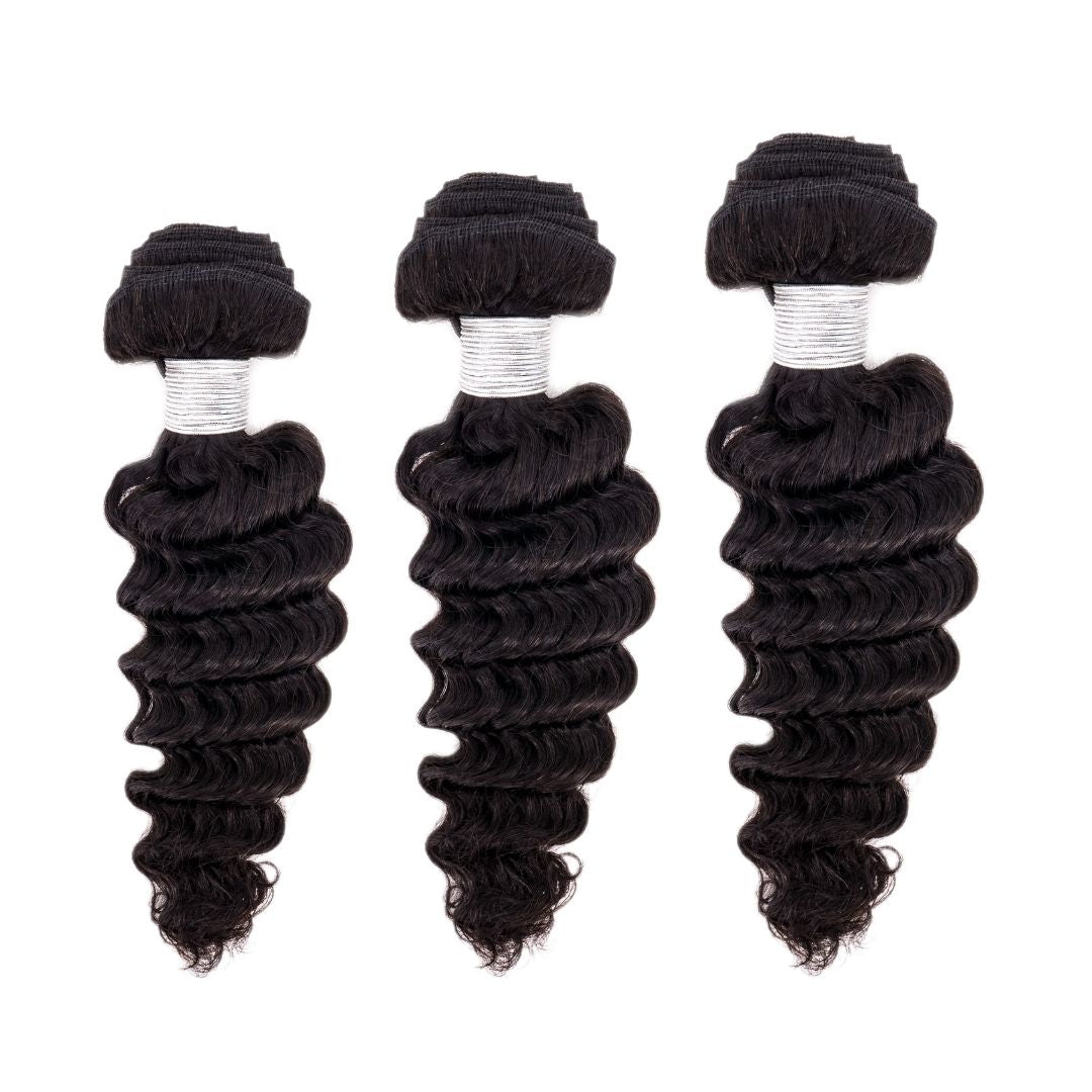 Deep Wave Virgin Human Hair Bundle Deal